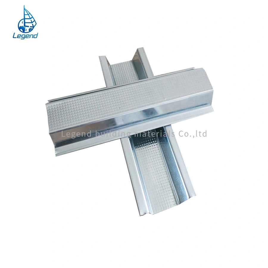 Metal Stud Light Keel Suspended Ceiling Omega Furring Channel for Decoration Project