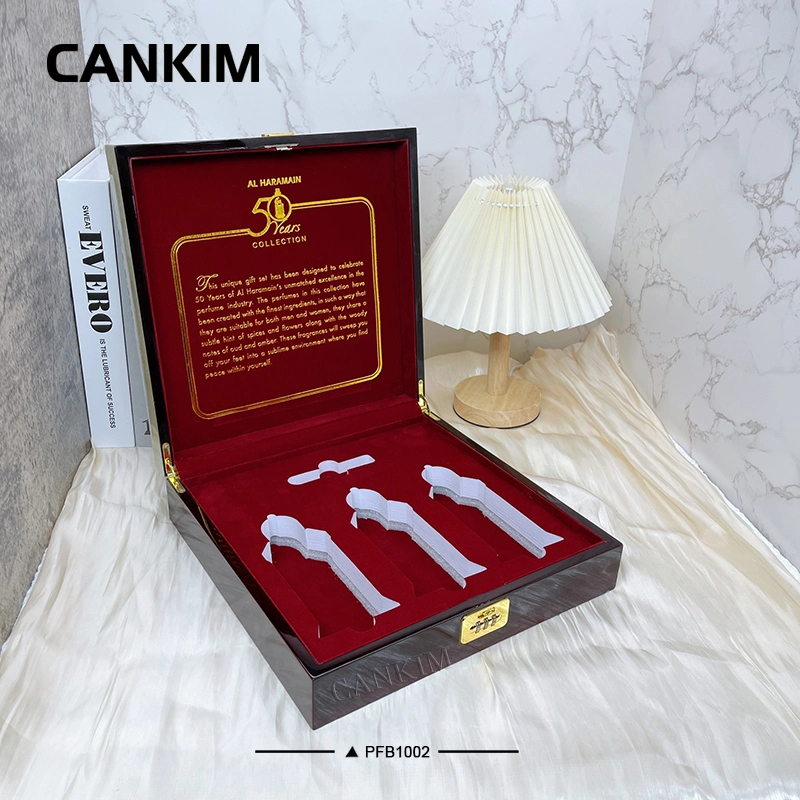 Boîte de parfum Cankim fait sur mesure boîte de laque parfum arabe Boîte avec logo