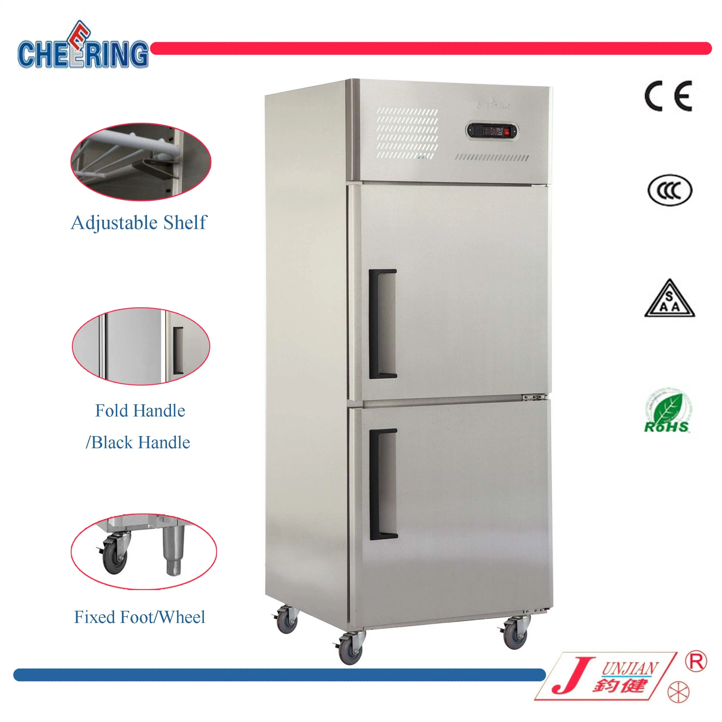 Refrigerador congelador Commerial Commerial cocina nevera equipo