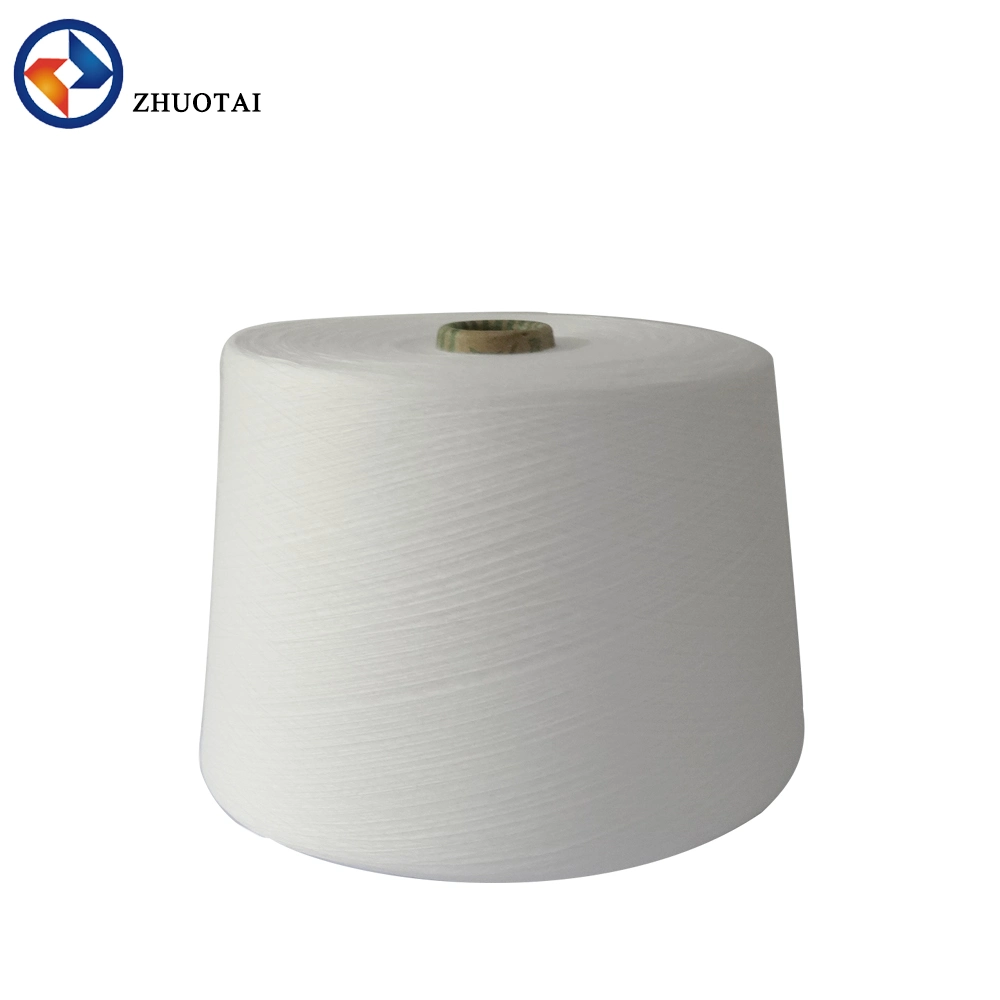 Recycle Polycotton Yarn Ne6 OE T/C Yarn Polyester 65 Cotton 35 Melange Yarn