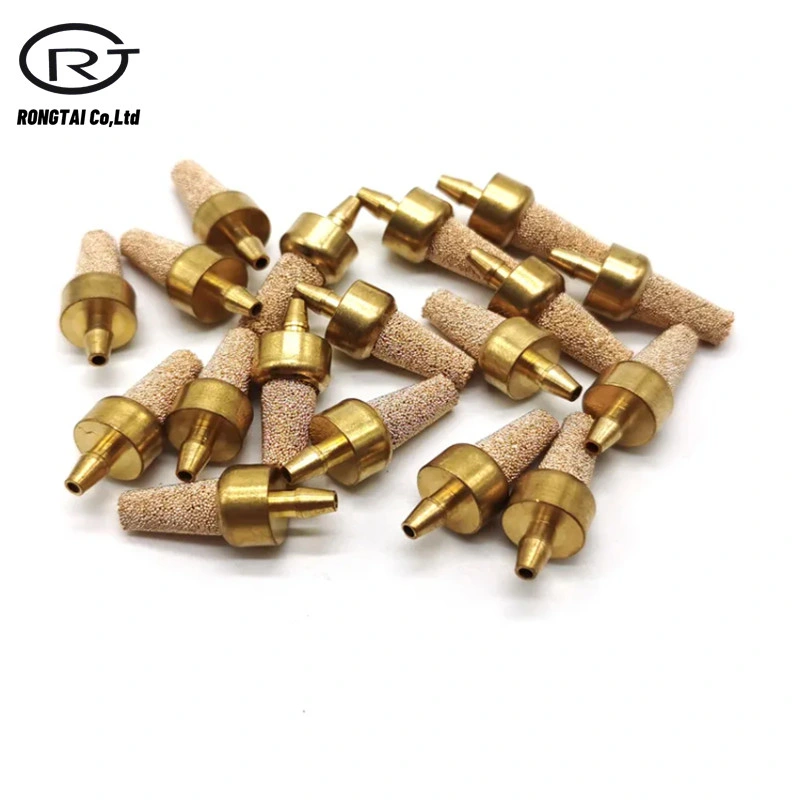 B Type Brass Cone Pneumatic Muffler Filter Noise Silencer Filter