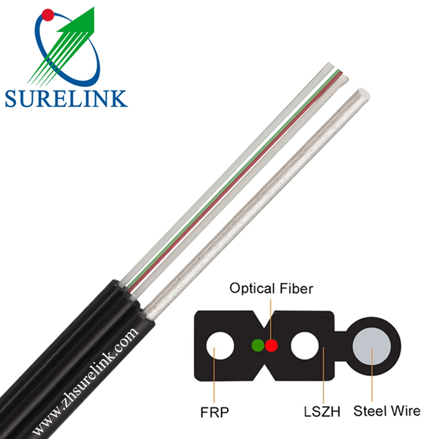 Indoor Flat FTTH Cable Optical Fiber Cable