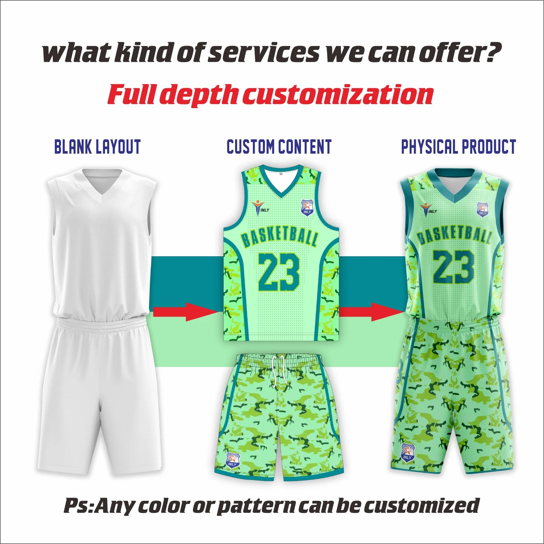 Custom Polyester Sports Training Clothes Quick-Drying Wear Basketball Jersey