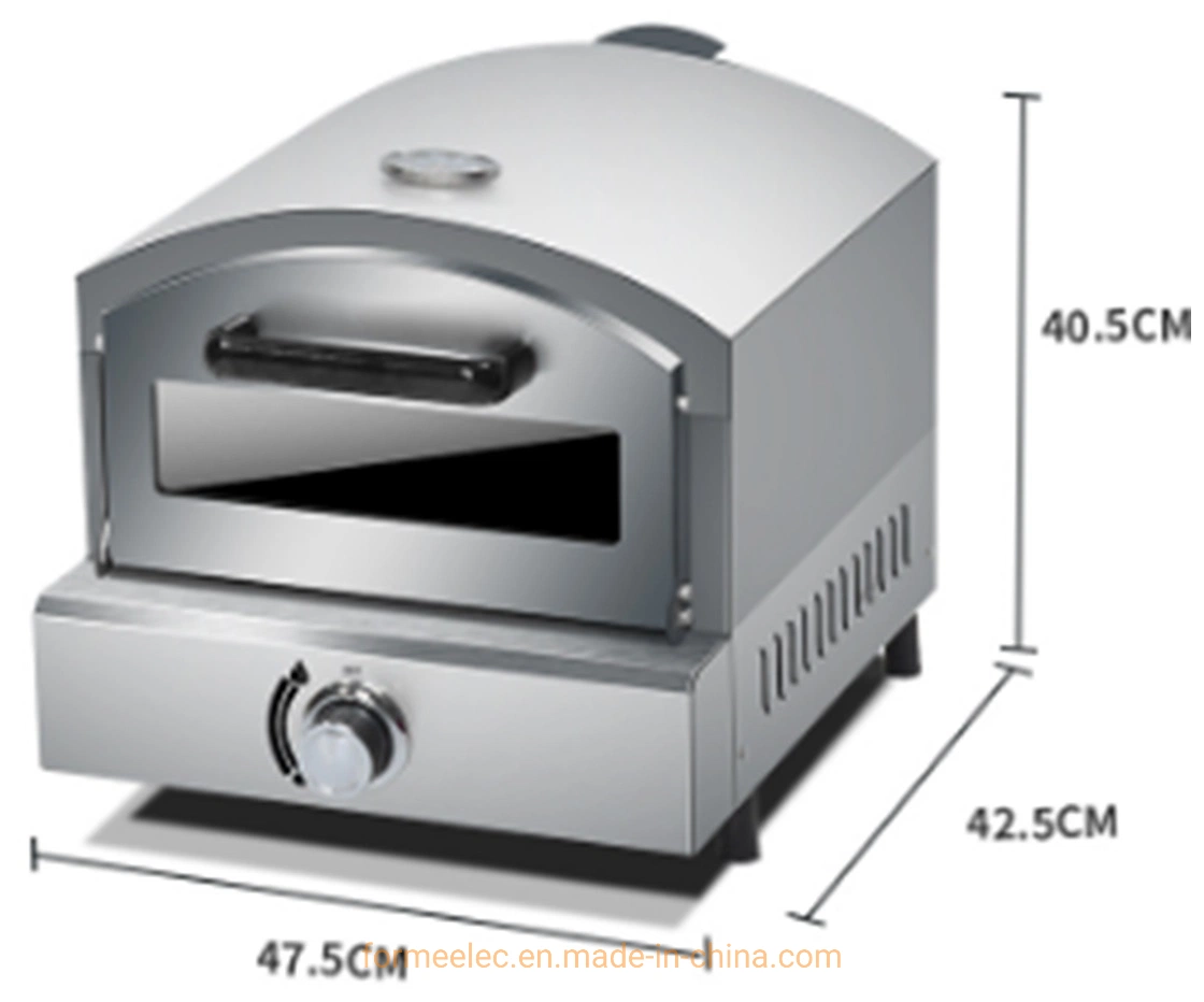 Equipamiento de cocina Pizza de panadería de la estufa Horno de Pizza Pizza eléctrico 2 cubiertas 3kw pizza horno eléctrico