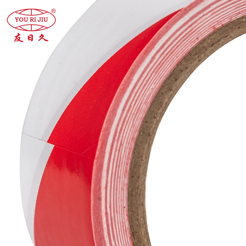 Yourijiu Rot Weiß mit Vorsicht Zeichen Verkehr Wasserdicht Warnung reflektierend Sicherheitsband Warnband 500m PVC Warnklebeband