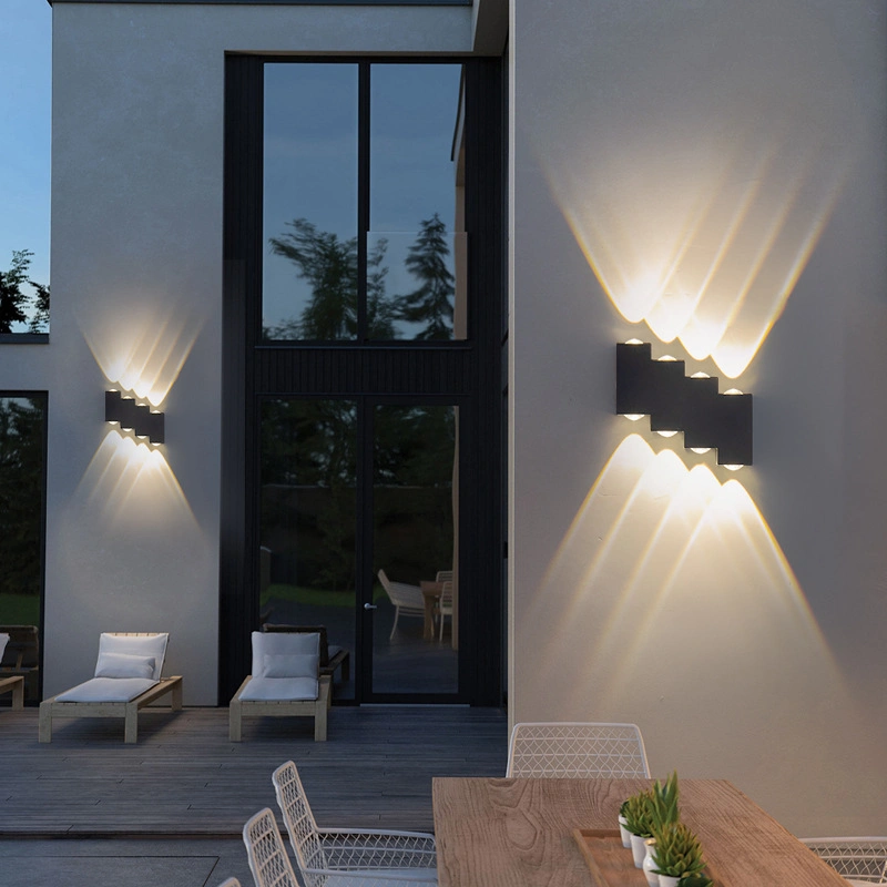 LED da parede exterior alpendre modernas Sconce parede 3000K exterior à prova de luminárias para montagem na parede