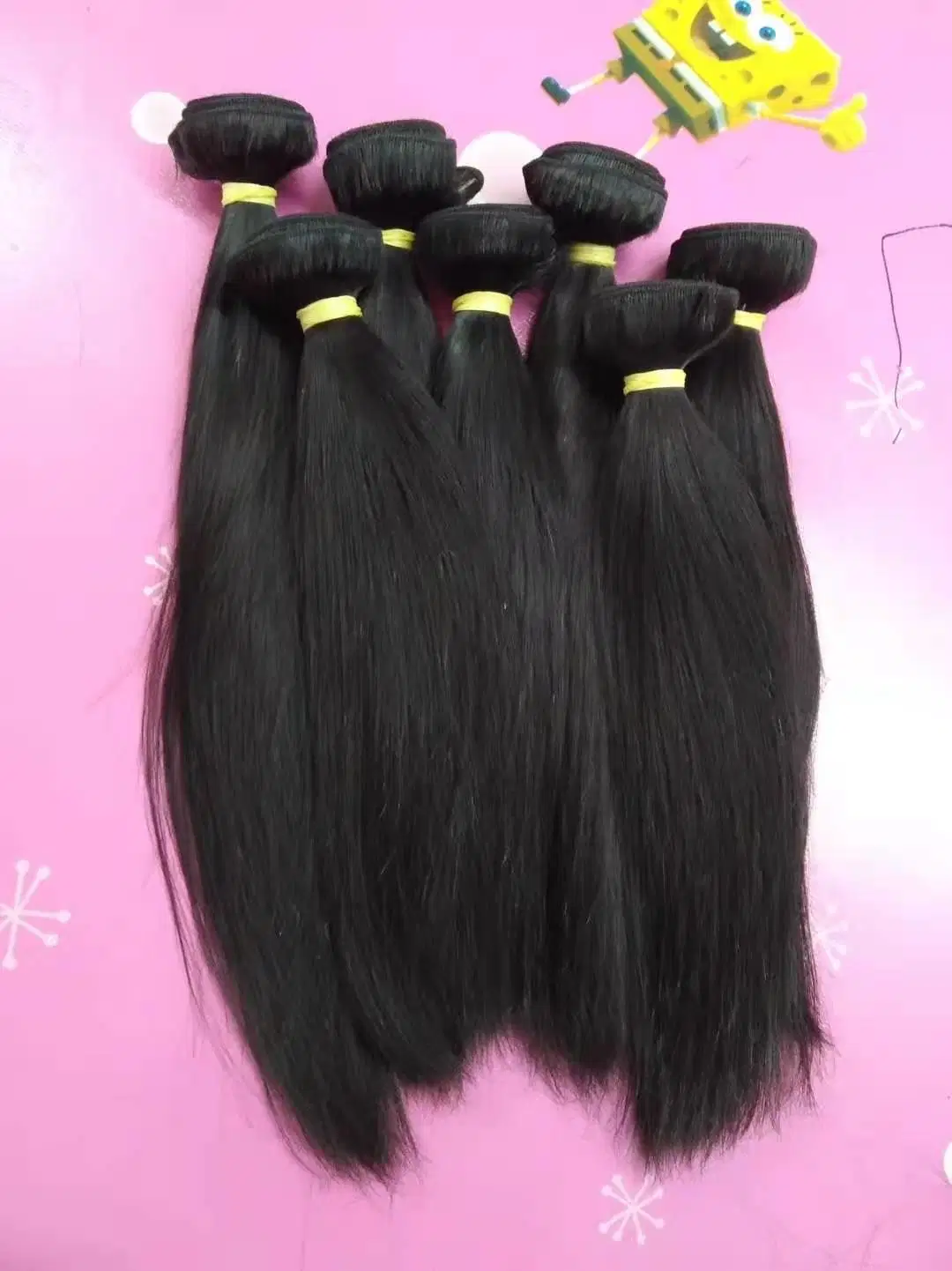 Super Double Drawn Straight Hair Raw Indian Hair Bulk