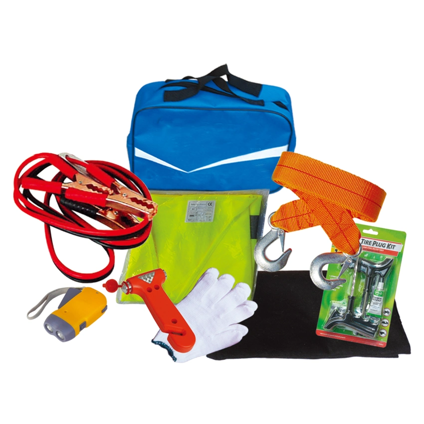 Justin Case Auto Safety Kit Travel Set Emergency Roadside Tools