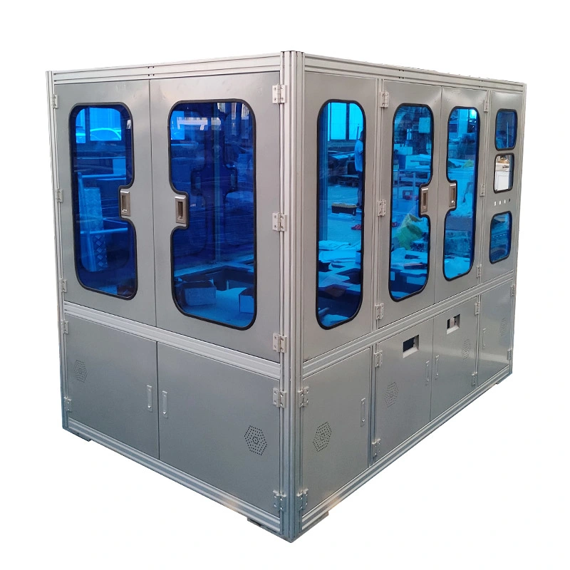 Factory Customized Industrial Metal Aluminum Steel Frame Tool Cabinet for Automation Machine