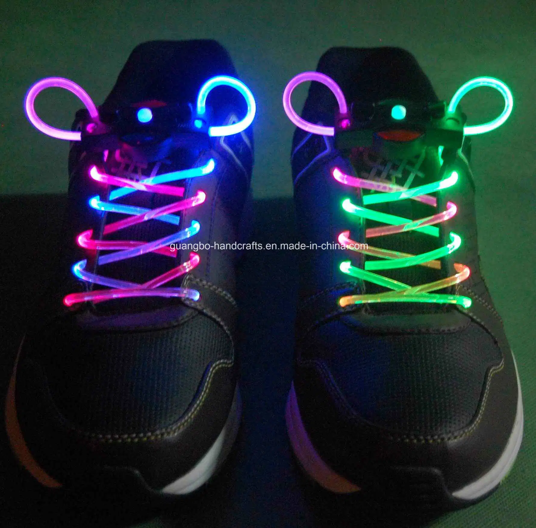 Child Silicone Light up LED Shoelace Stopper