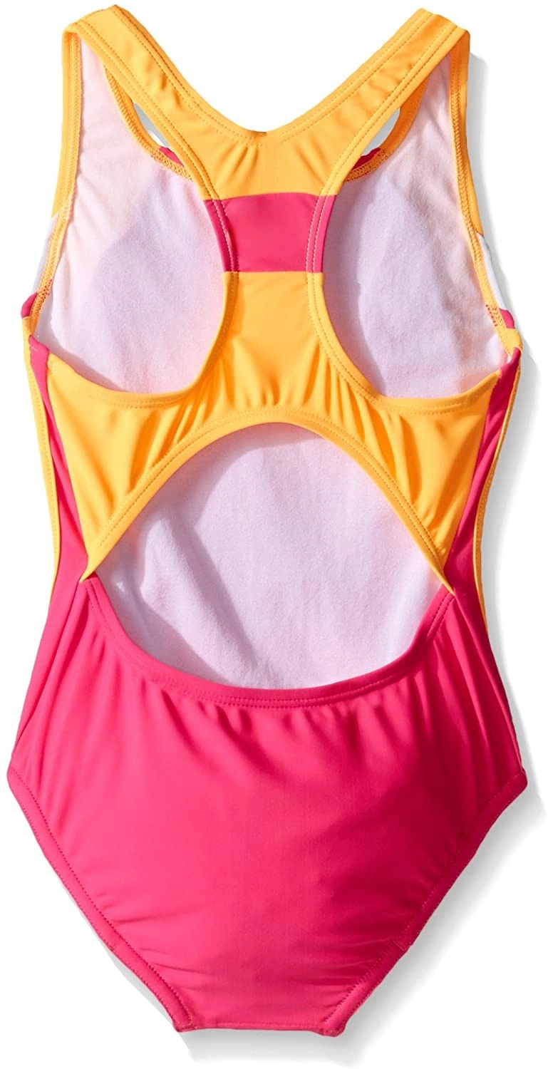 Girls' Swimsuit One Piece Infinity Splice Thick Strap Beach Wear