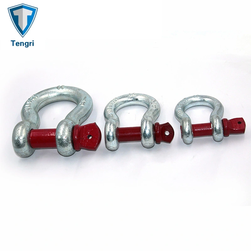 Heavy Duty Us Type 4.75 Ton Tow Titanium D Ring Buckle Shackle G209 with Screw Pin