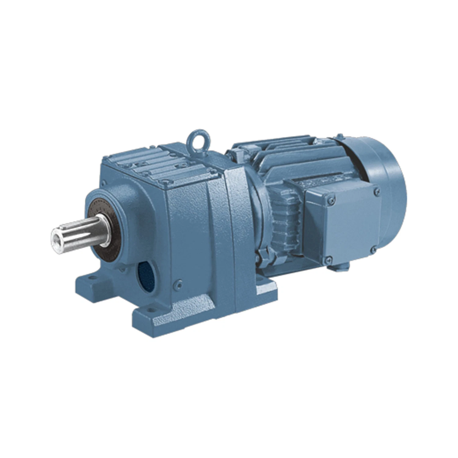 Inline Shaft Helical Gear Reducer AC Geared Motor for Conveyor Transmission