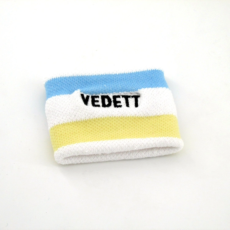 Wholesale Bulk Cotton Sports Hand Sweatbands No Minimum Pride Sweatband Wristband