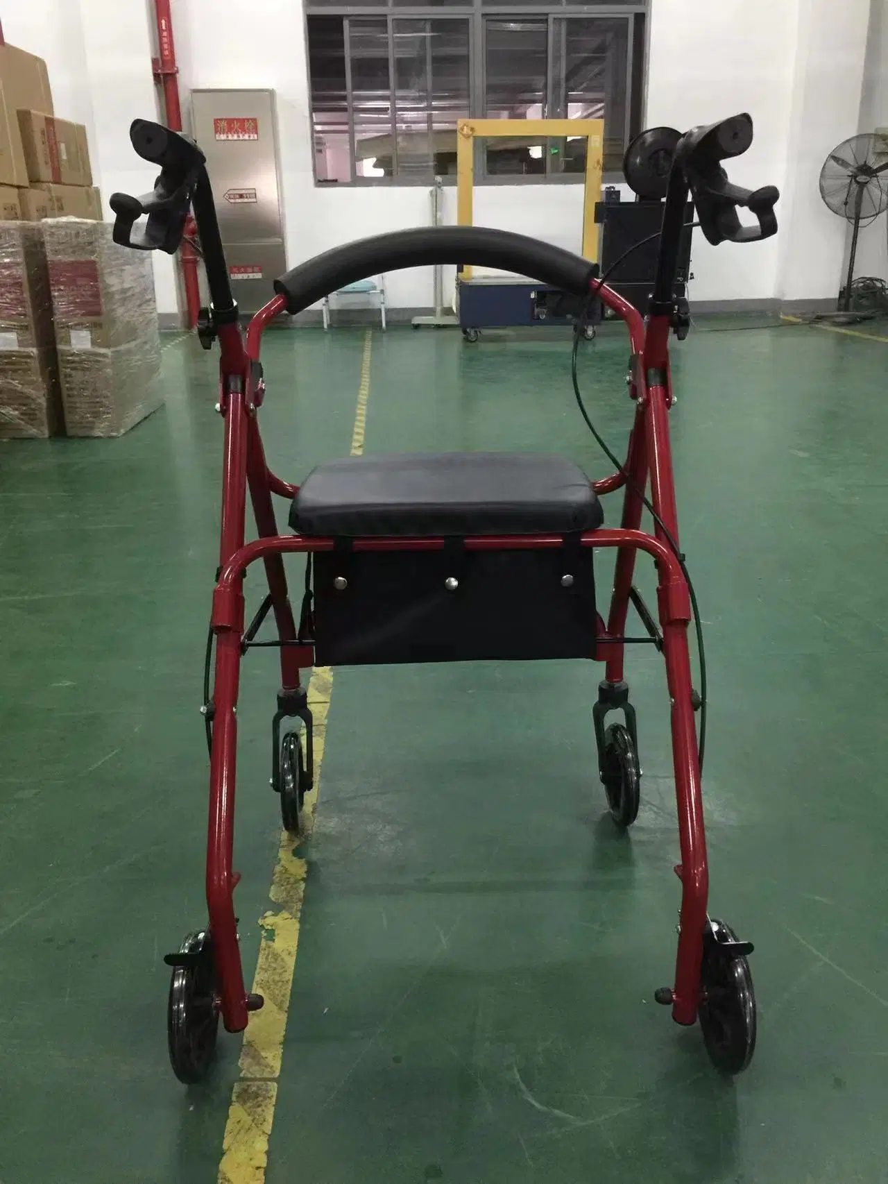 OEM Wheelchair Shopping Basket Walker Aid Equipment for Disabled and Elderly