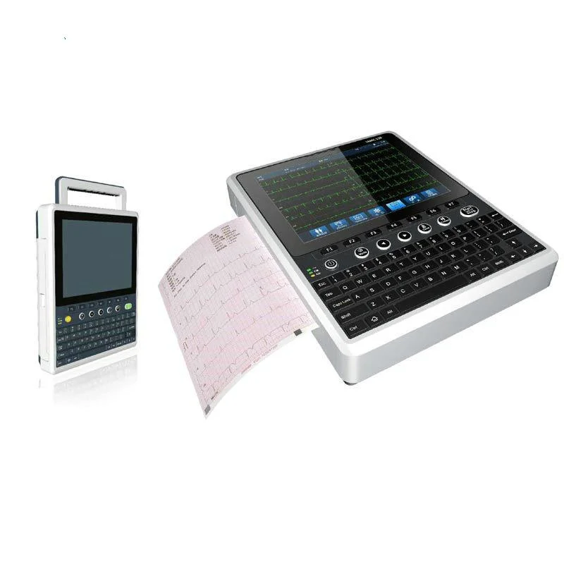 Touch Screen 12 Channel 12 Leads Clinical Medical Hospital Equipment ICU EKG/ECG Machine for Hospital