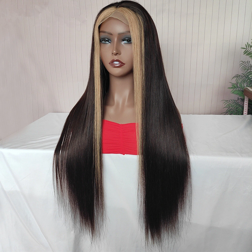 Vente en gros cuticule aligné non transformé Brésil Human Hair dentelle Front Wig