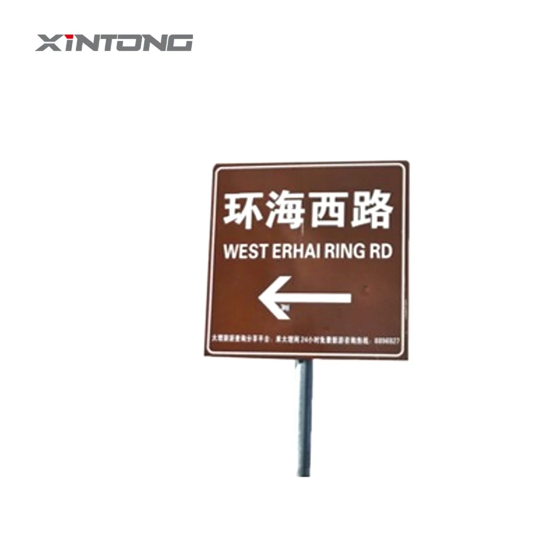 Xintong Road 60mm plástico Advertencia Triángulo LED Precaución tráfico en la placa Firmar nuevo