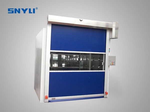 Medical Equipment Protection PVC Roll up Door Auto Air Shower Cargo Shower