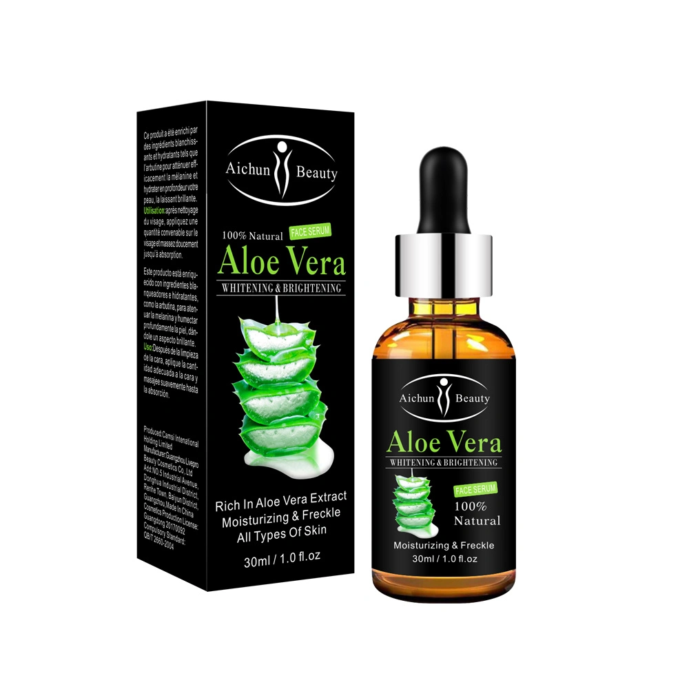 Natural Aloe Vera Face Serum for Whitening & Brightening Repairing Damaged Skin