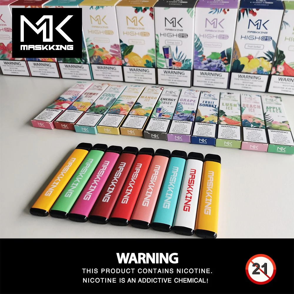 Maskking High es 500 Puffs Disposable Electronic Cigarette 5% nicotina Fácil de transportar