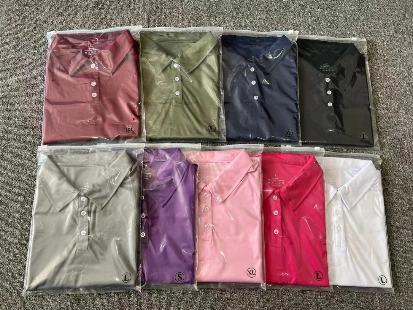 Stockpapa 9 Color Me's Polo Shirts Apparel Stock