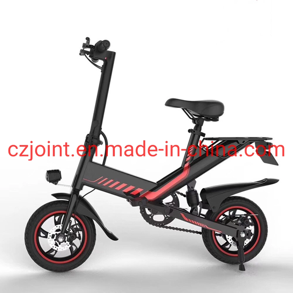 Scooter électrique de 12 pouces avec châssis en acier Li-Battery vélo E.