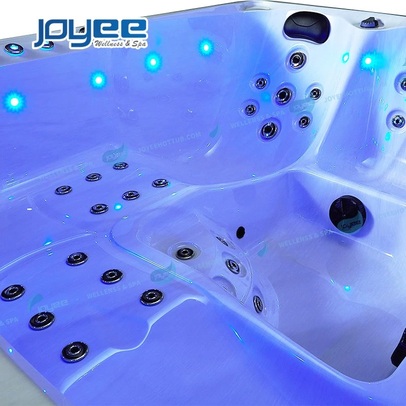 Joyee Hot Tub Manufacturer 5 People Hydromassage Whilpool Bath Outdoor SPA