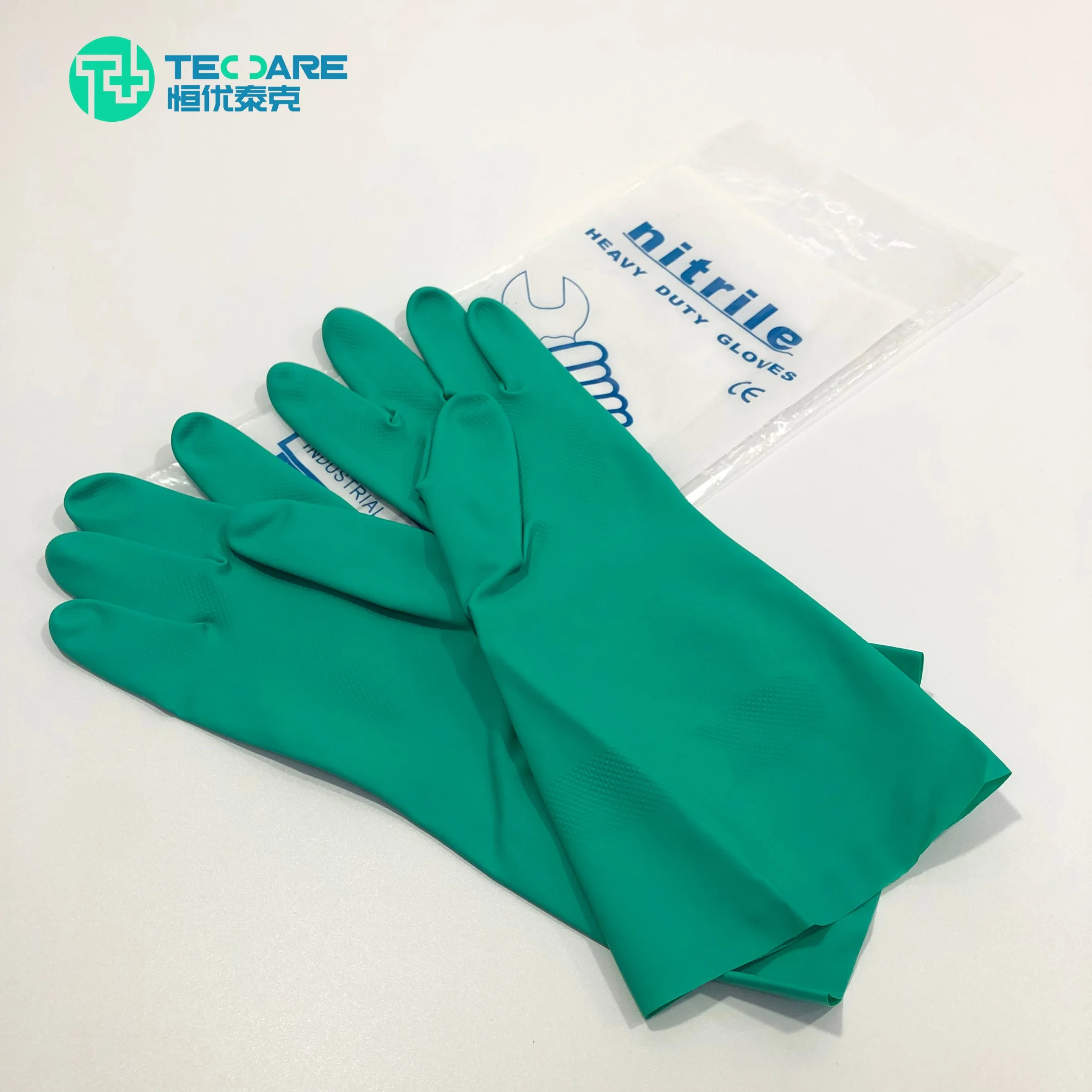 Household Industrial Construction Hand Protection Safety Work Nitrile Gloves