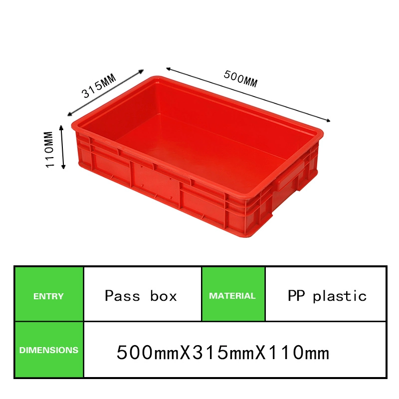 Storage Materials Box Small Plastic Square Tray Plastic Box Rectangular Gray Plastic Tray Hardware Parts Storage Box