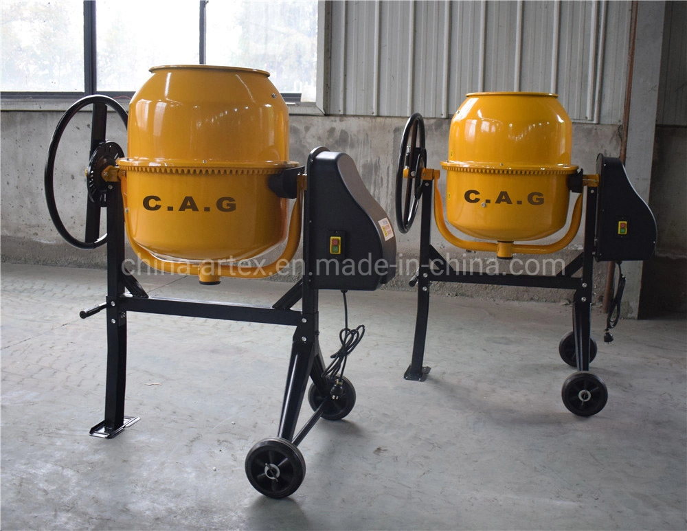 120L Mini Asphalt Plant Electric Power Concrete Construction Mixer