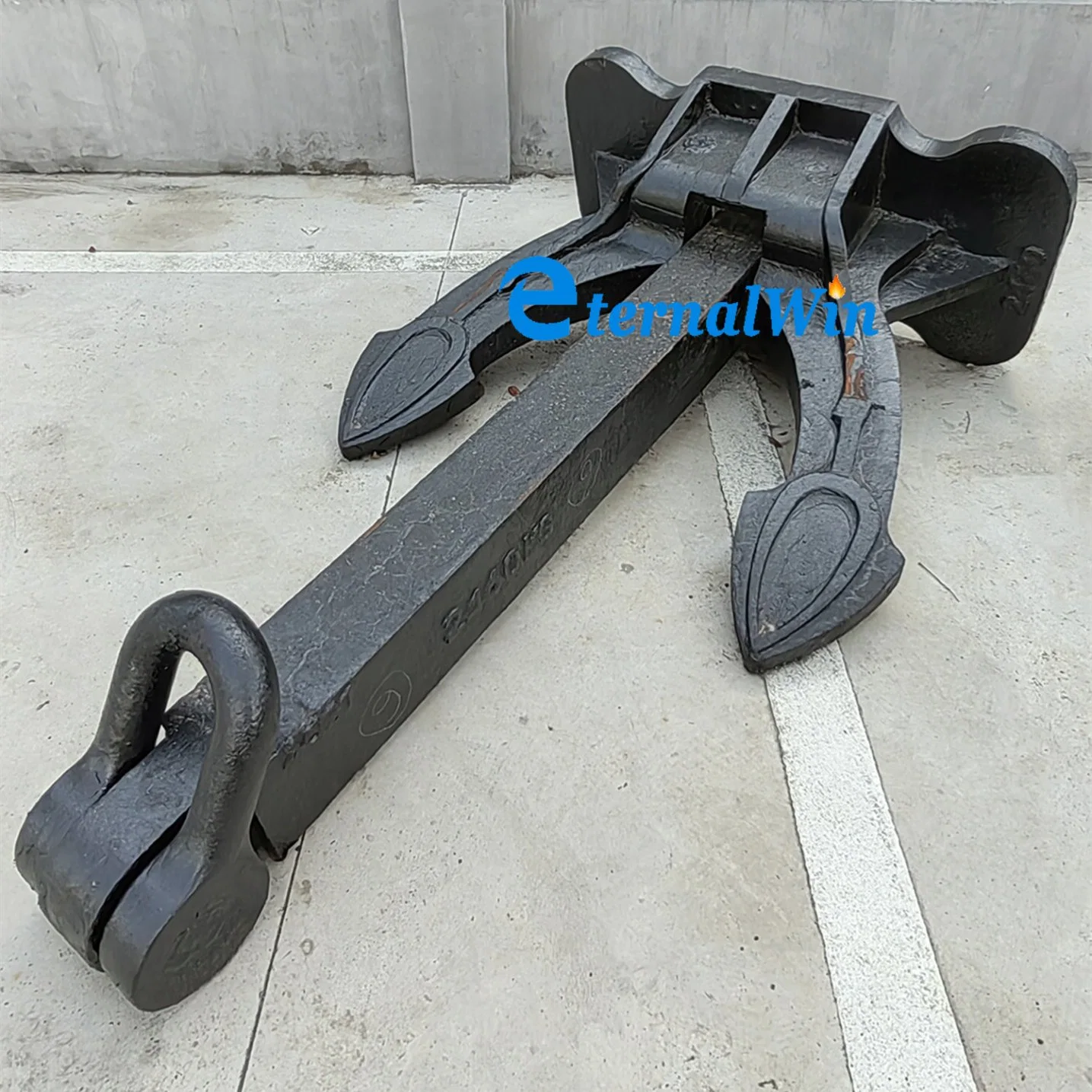 Factory Sale Boat Anchor Black Painted Ship Anchor Marine Anchor for Boat