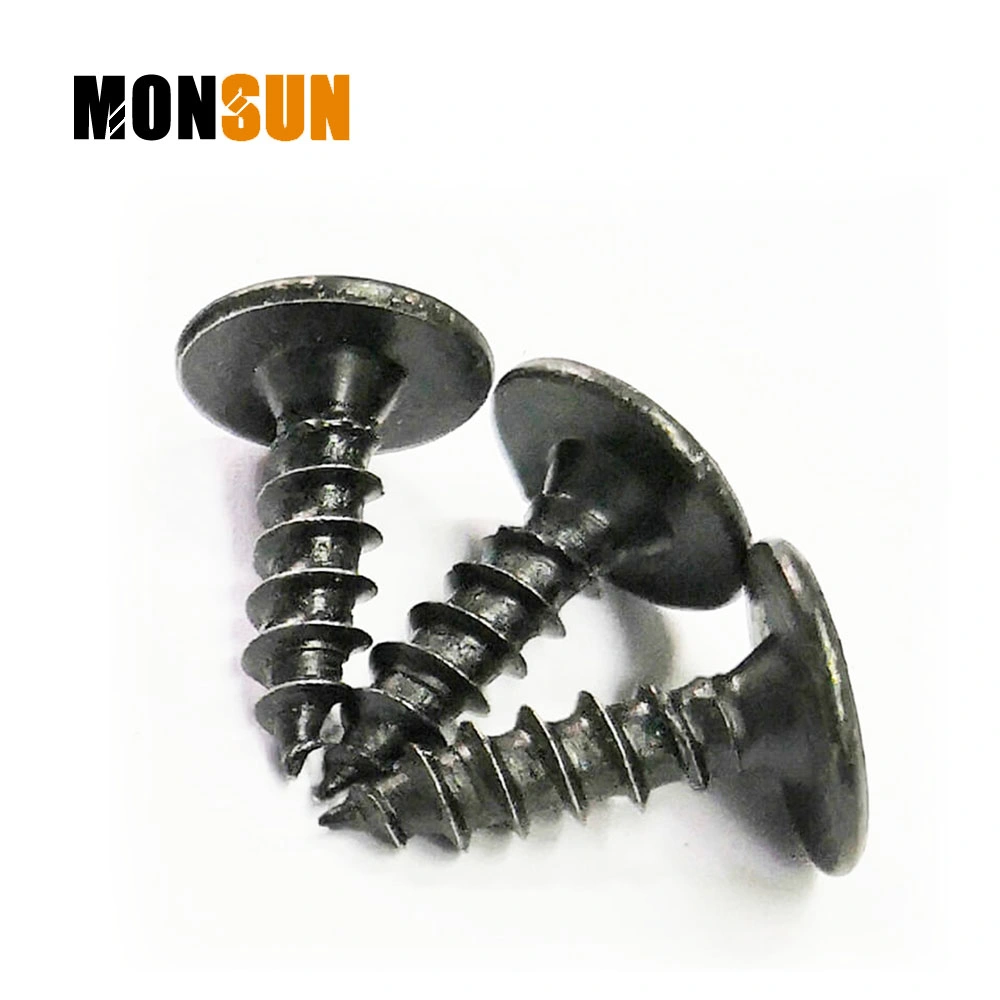 Black Phosphate Pancake Head Phillips Drive Self Tapping Screw Specialty Furniture Screw /Cabinet Screws