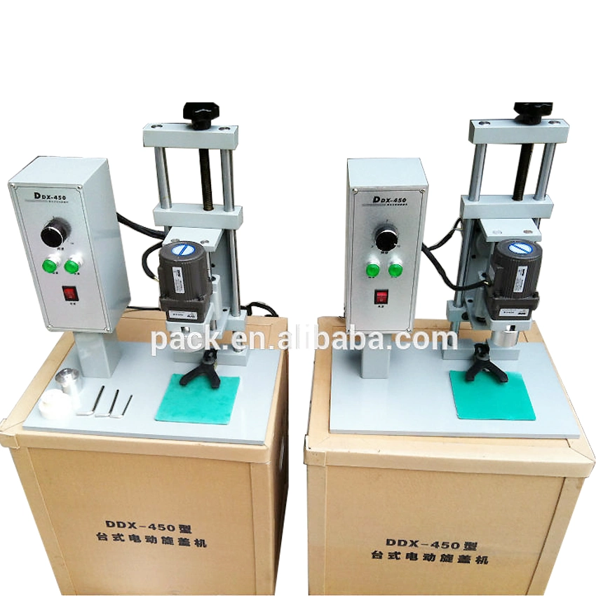 Ddx-450 Semi-Automatic Desktop Electric Plastic Pet Bottle Screw Capping Machine