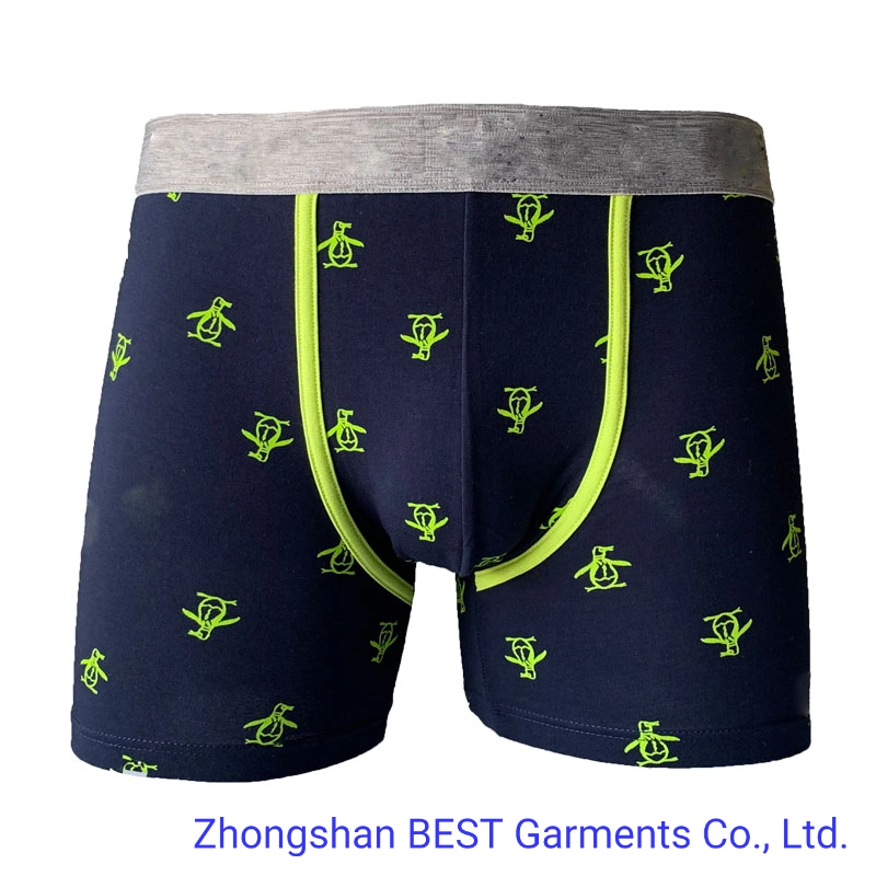 Design de algodão boxeador de moda homens Cuecas Boxer Curto