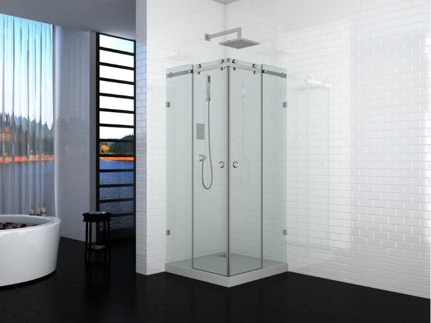 Tempered Glass Shower Room Luxury Bathroom Equipment