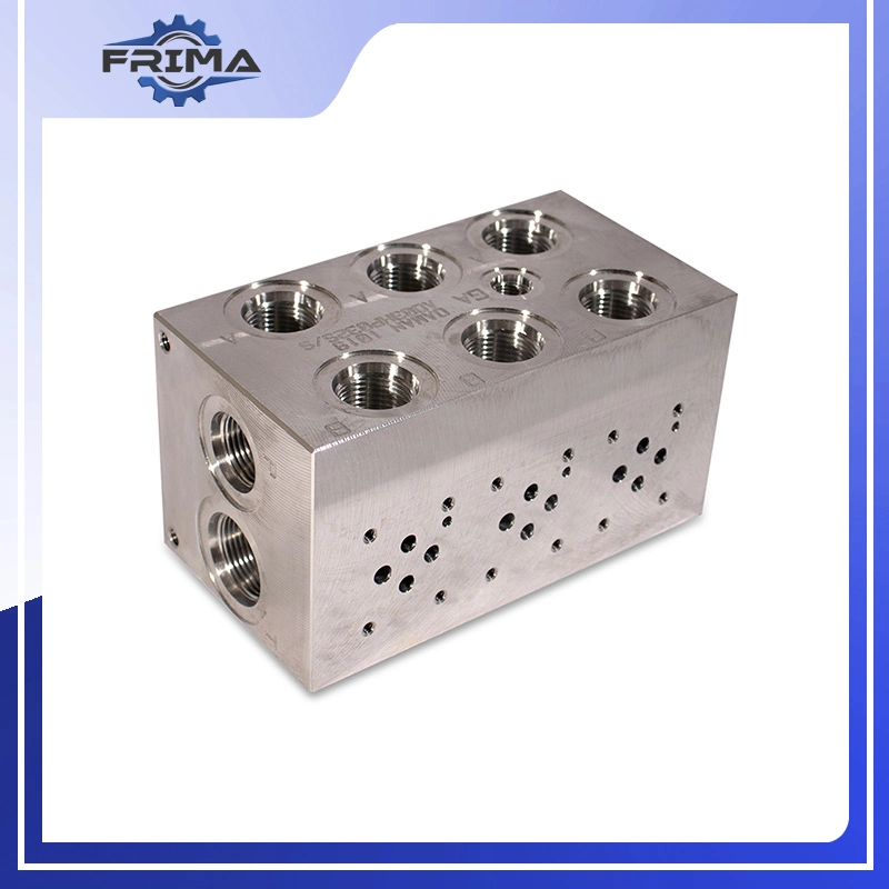 OEM CNC Machining Valve Adaptors Hydraulic Manifold Block