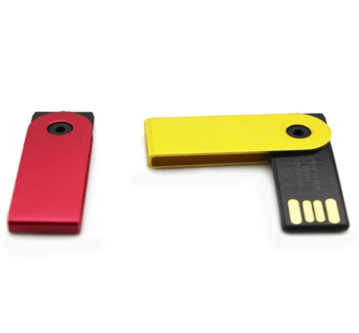 USB-Flash-Speicher-U-Disk mit Logo aus Metall und Schlüsselanhänger