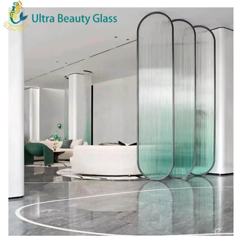 الفن الزخرفي بناء الزجاج المعالجة العميقة الزجاج مع أنماط مورو