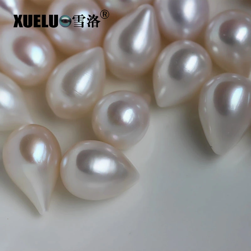 11-12mm Natural Teardrop Shape Cultured Natural Freshwater Pearl Beads Wholesale/Supplier