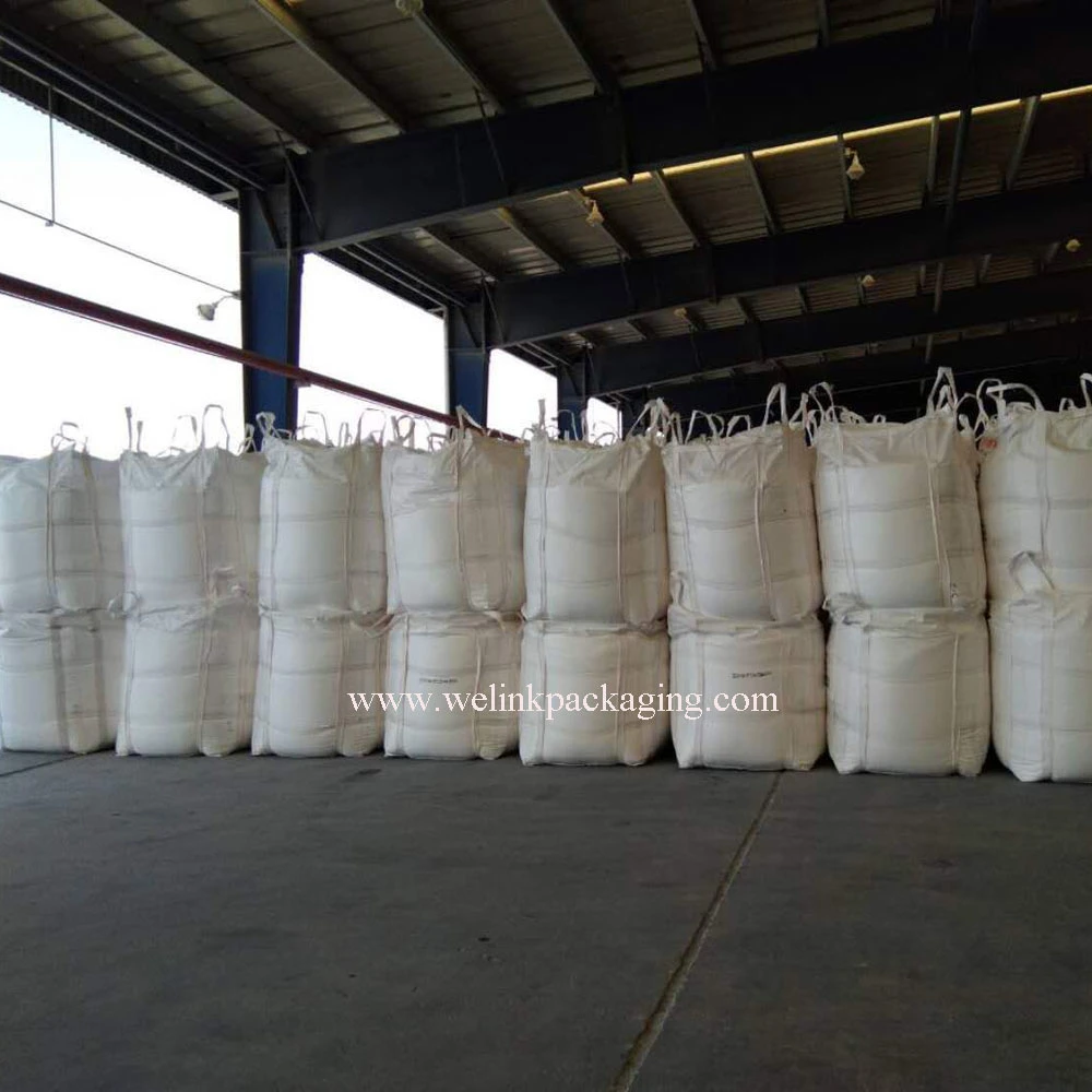 White Polypropylene Woven 1 Ton Big Container Bag for Sand