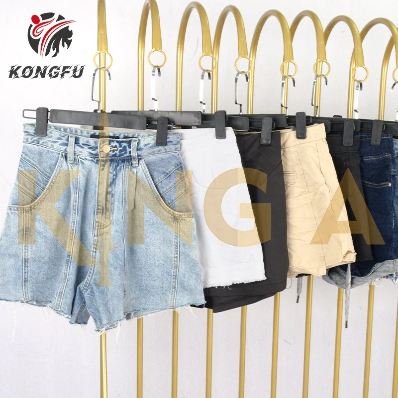 Wholesale/Supplier Korean Second Hands Clothing Used Clothes Summer Branded Original Women Shorts