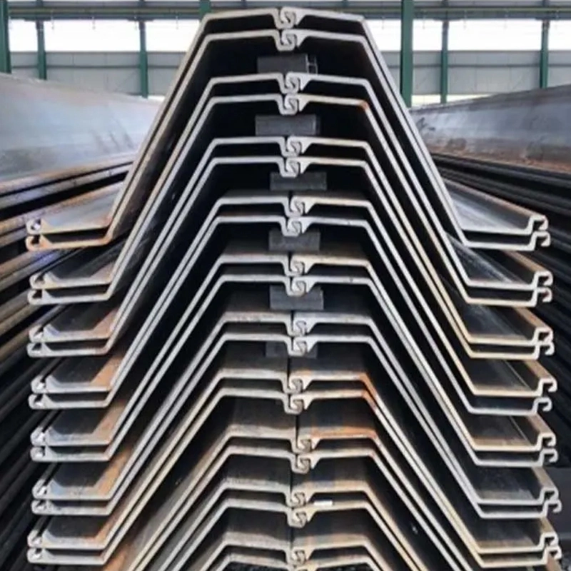 Hot Rolled 400*100*10.5 U-Shape Steel Sheet Pile S275 S355 Carbon Steel Sheet Pile for Construction