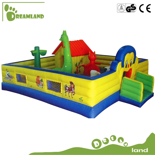 Commercial Inflatable Bouncy Castle with Slide Outdoor Giant Inflatable Dlib010