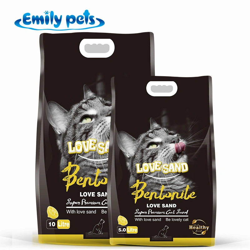 Love Sand High-Quality Scented Best Non-Tracking Bulk Emily Pets Bentonite Cat Litter