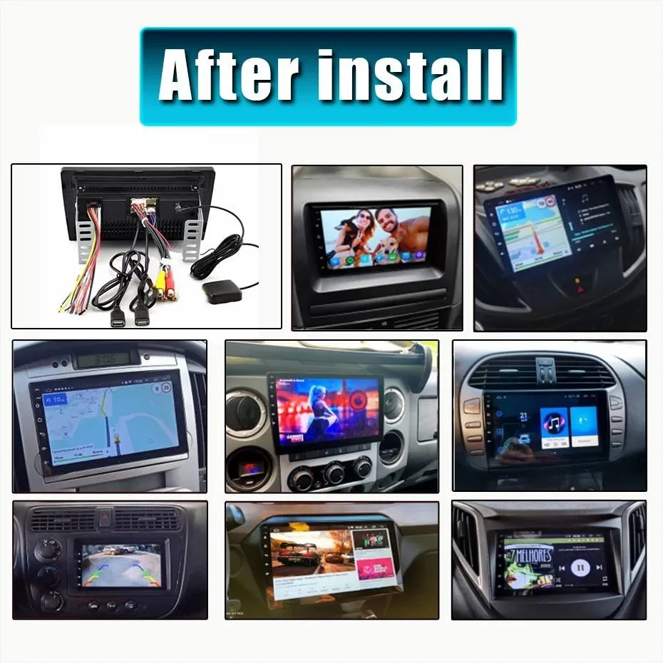 Ecrã tátil IPS Full de 13 polegadas Vídeo para automóvel multimédia GPS Leitor de áudio com rádio de automóvel universal
