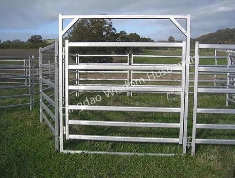 Australian Standard 1,8 X 2,1m Galvanized Corral Yard Cattle Panel