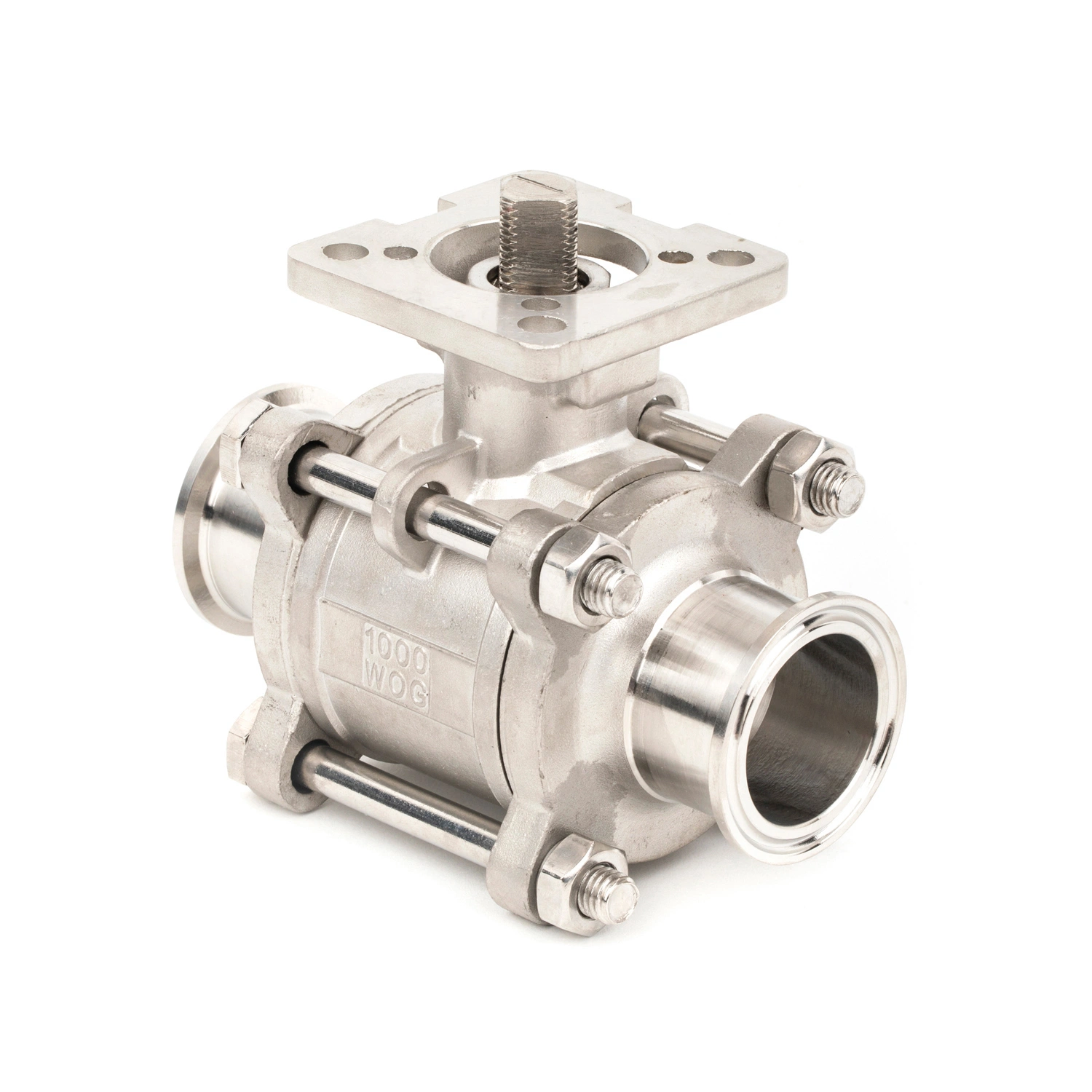 Floating Stainless Steel SS304/SS316L Clamp Type Hygienic Non-Retention Sanitary 3PCS Ball Valve &Globe Valve Price