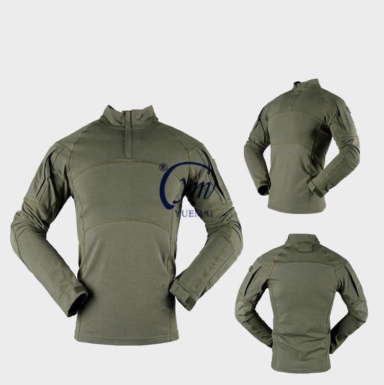 Men&prime; S Outdoor Tactical Hiking Military Uniform T-Shirts Frog Suit