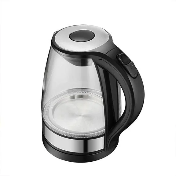 UMS-1877 1,8L Protección de ebullición-seco Kettles eléctricos de vidrio jarra eléctrica Electrodomésticos con indicador LED parte inferior de la tapa interior